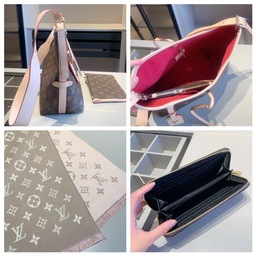 ルイヴィトン】☆Carryall 3点セットトートバッグ|取り外し可能な小バッグ付き♪どんなスタイルにもぴったり!