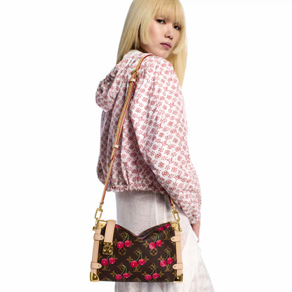 【ルイヴィトン】チェリーが主役♪ LV × TM サイドトランク MM 14278