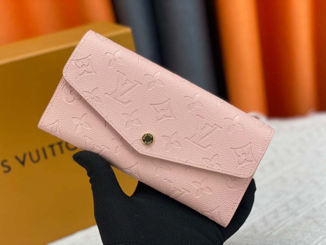 【ルイヴィトン】ダイヤ型押しSarah財布 4色展開 限定販売